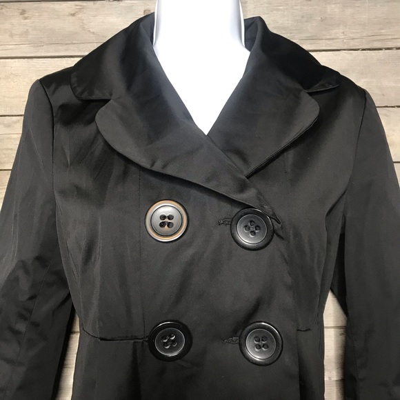 Express | black double button front coat size XS - Picture 5 of 5